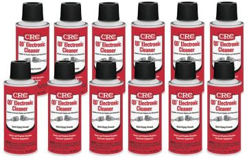 CRC 05101 QD Electronic Cleaner 4.5 oz Aerosol Can (12 Pack)